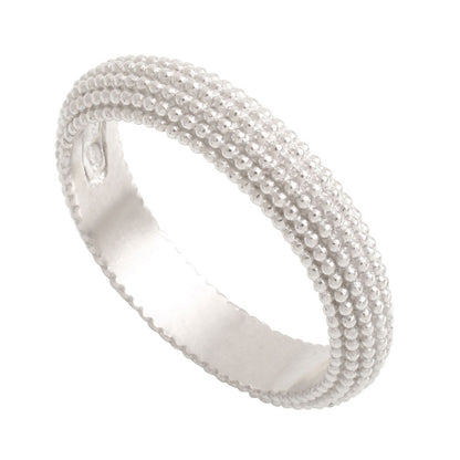  Bague Alliance Argent Rhodié - Clio Blue