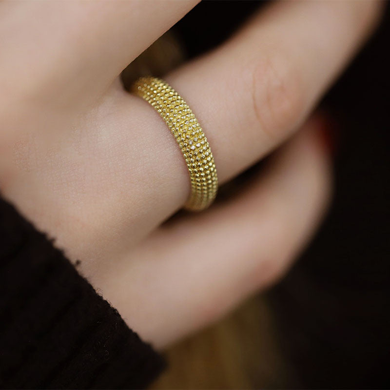  Bague Alliance Doré Jaune - Clio Blue