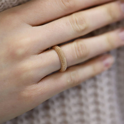  Bague Alliance Doré Rose - Clio Blue