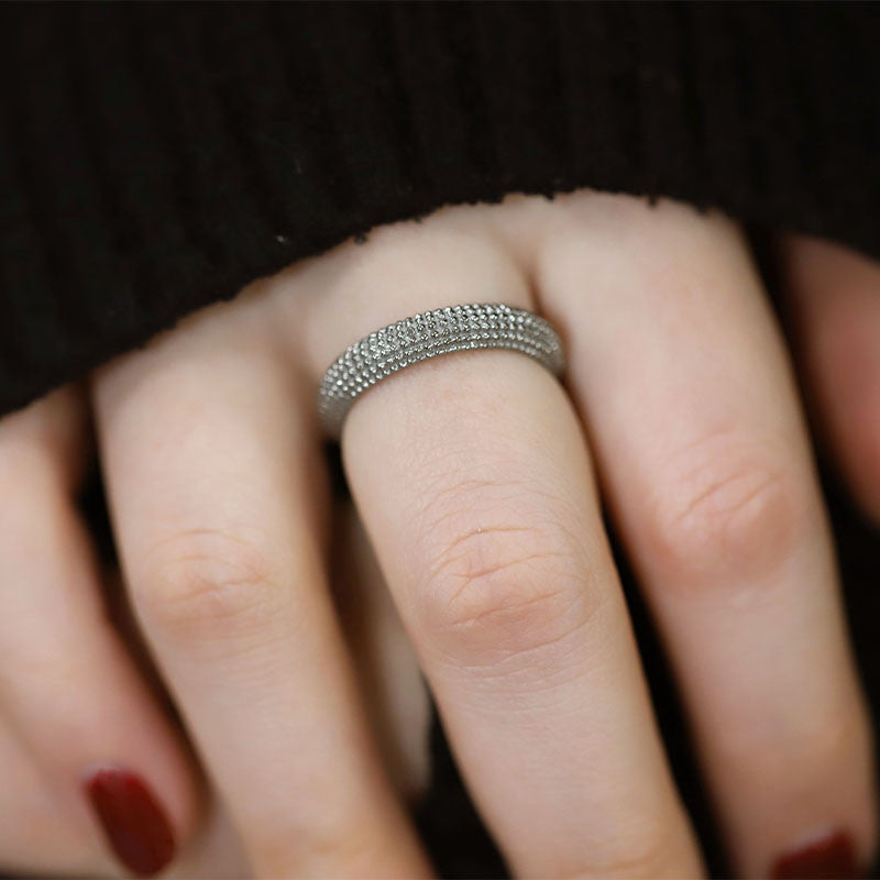  Bague Alliance Noire - Clio Bue