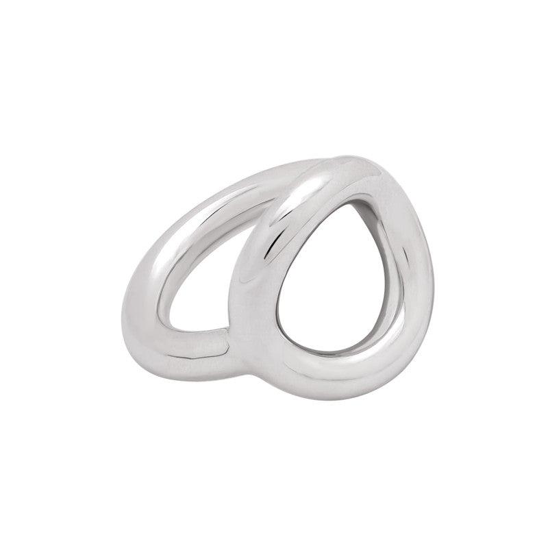  Bague Cercle Argent - Grand Modèle