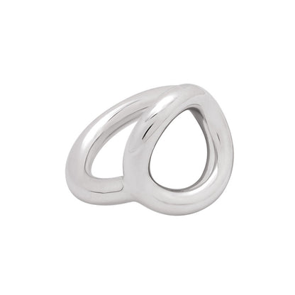  Bague Cercle Argent - Grand Modèle