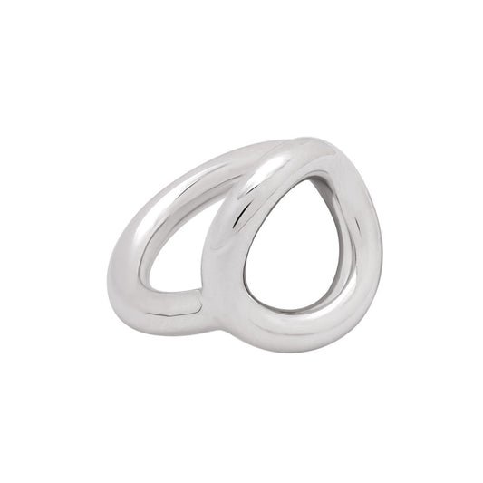  Bague Cercle Argent - Grand Modèle