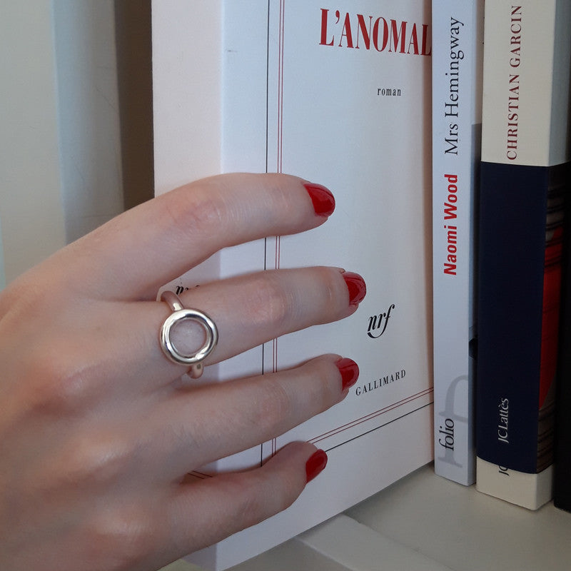  Bague Cercle Argent - Petit Modèle
