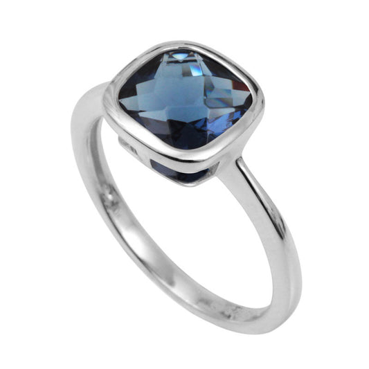  Bague Sissi Bleu Saphir - Clio Blue