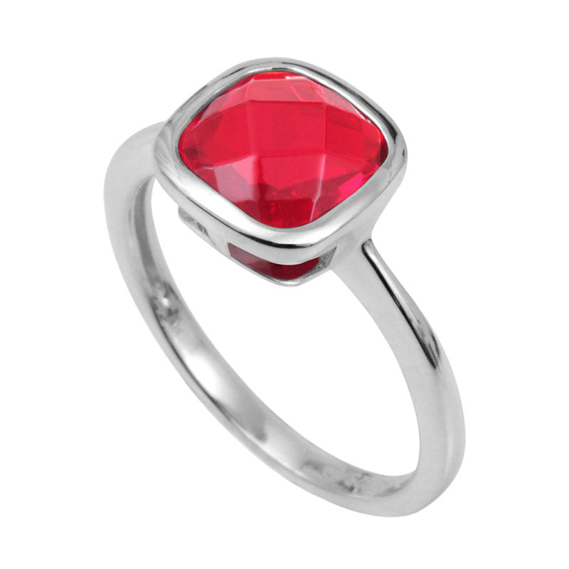  Bague Sissi Rouge Rubis - Clio Blue