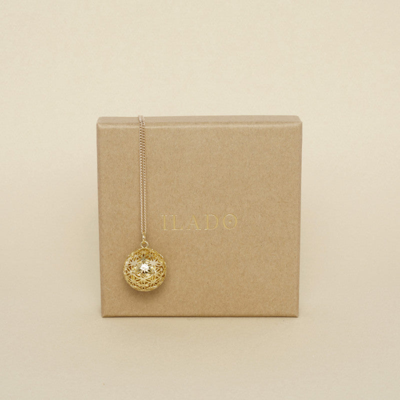  Bola De Grossesse Fleur Argent - Ilado