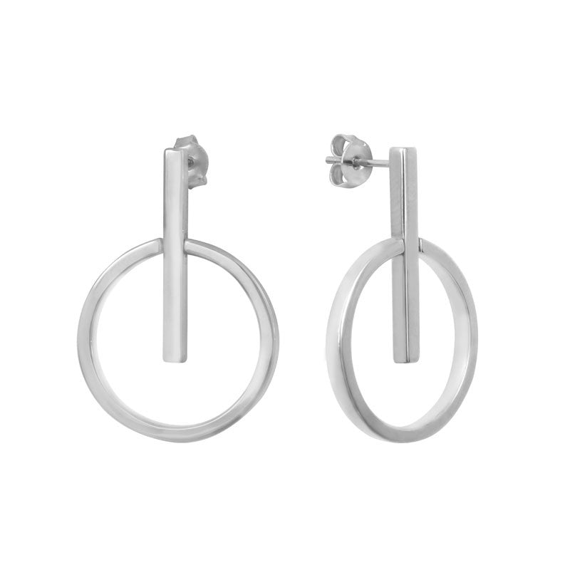  Boucles D'oreilles Cercle Argent - Clio Blue