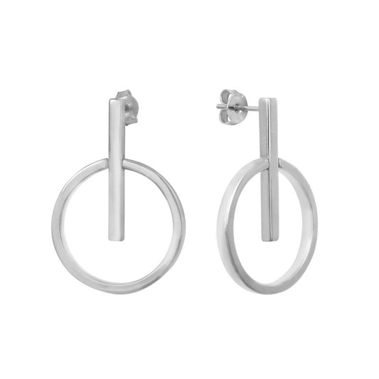  Boucles D'oreilles Cercle Argent - Clio Blue