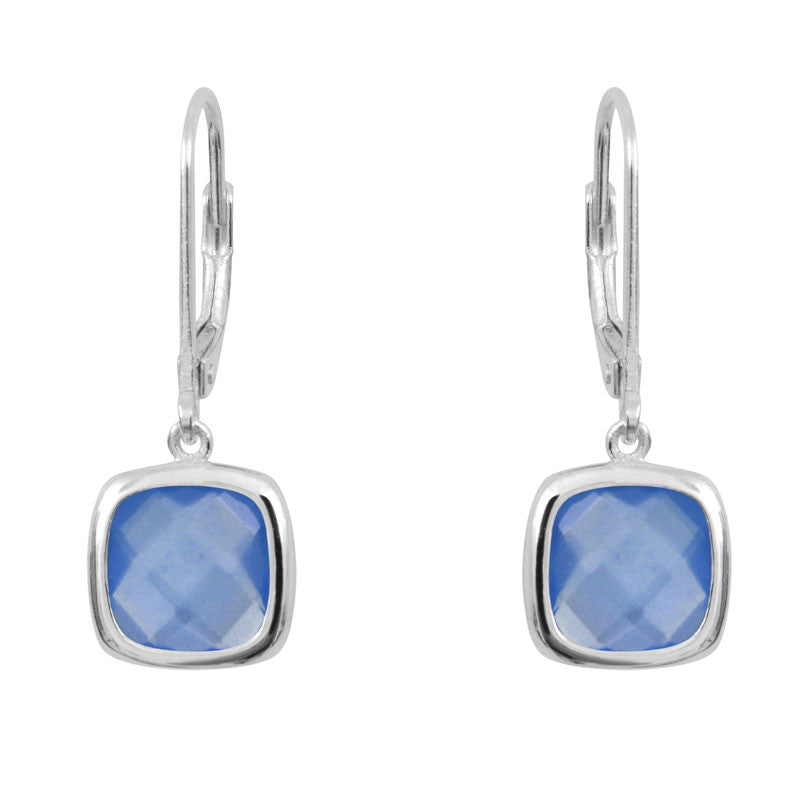  Boucles D'oreilles Sissi Bleu Saphir - Clio Blue