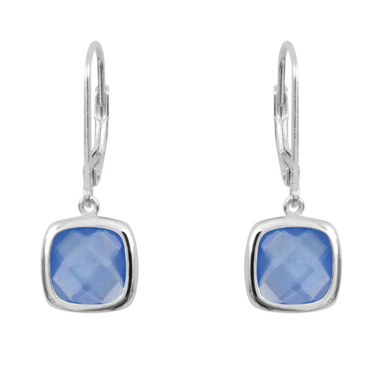  Boucles D'oreilles Sissi Bleu Saphir - Clio Blue