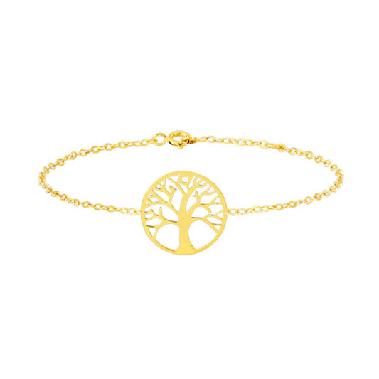  Bracelet Arbre De Vie - Or Jaune 18K - Lucas Lucor