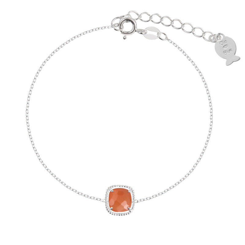  Bracelet Chaine Sissi Orange - Clio Blue