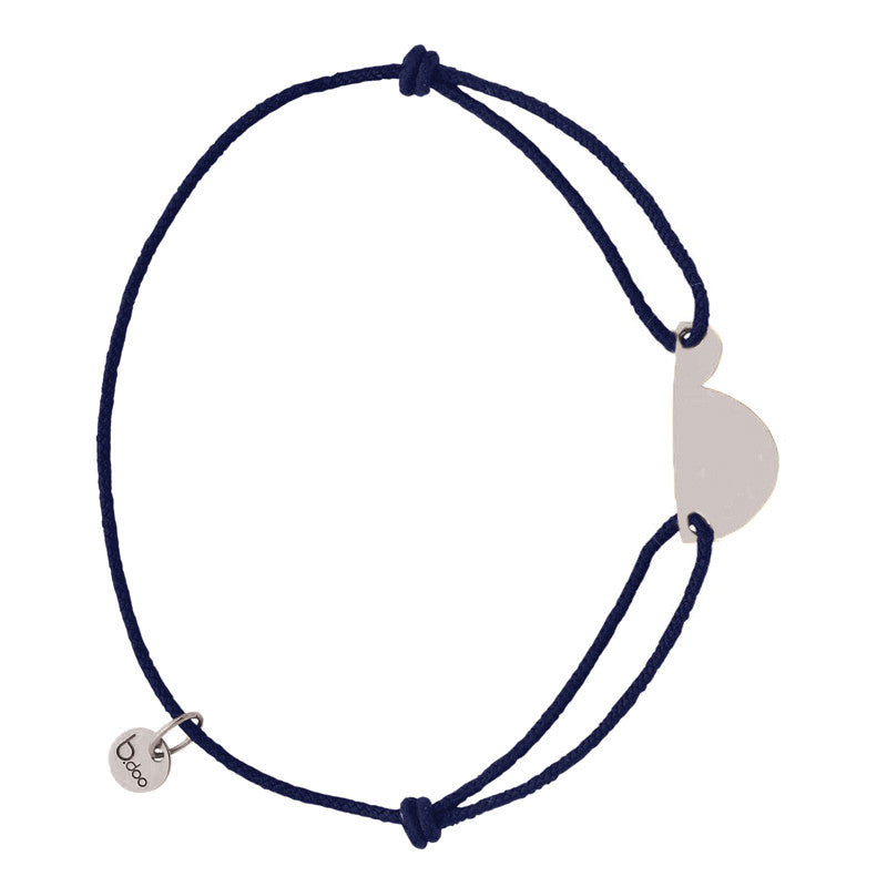  Bracelet Cordon Argent Femme Enceinte PM - B.doo