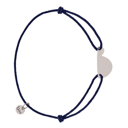  Bracelet Cordon Argent Femme Enceinte PM - B.doo