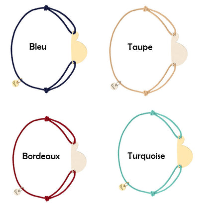  Bracelet Cordon Argent Femme Enceinte PM - B.doo