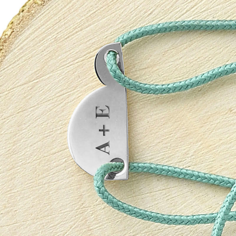  Bracelet Cordon Argent Femme Enceinte PM - B.doo