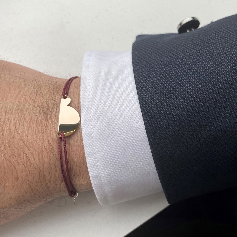  Bracelet Cordon Or Femme Enceinte GM - B.doo