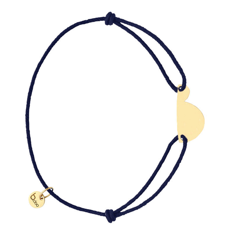  Bracelet Cordon Or Femme Enceinte PM - B.doo