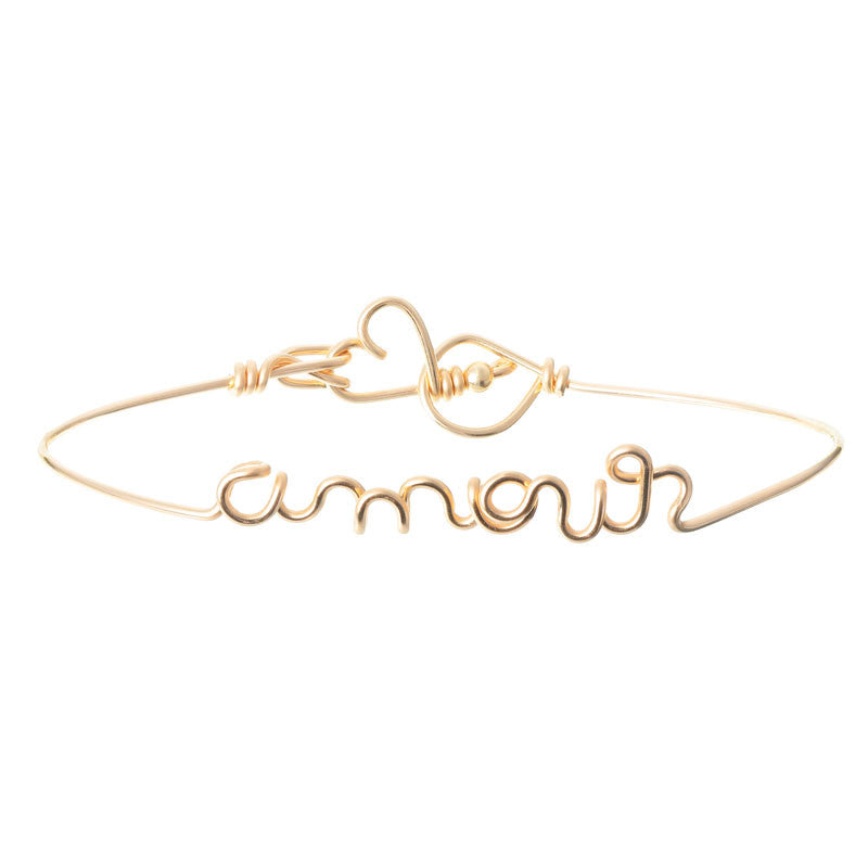  Bracelet Jonc Amour - Padam Padam