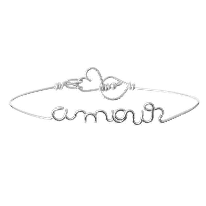  Bracelet Jonc Amour - Padam Padam