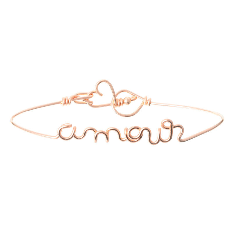  Bracelet Jonc Amour - Padam Padam