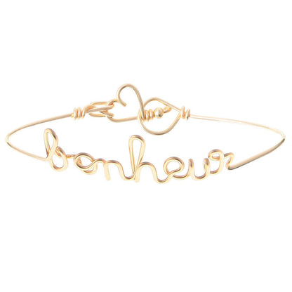  Bracelet Jonc Bonheur - Padam Padam