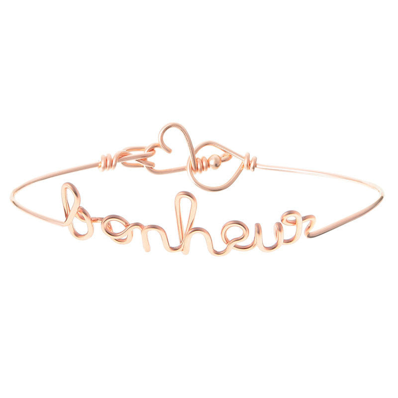  Bracelet Jonc Bonheur - Padam Padam