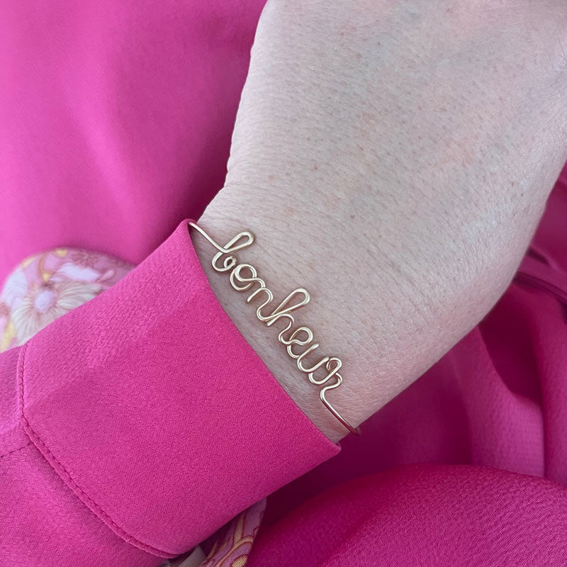 Bracelet Jonc Bonheur - Padam Padam