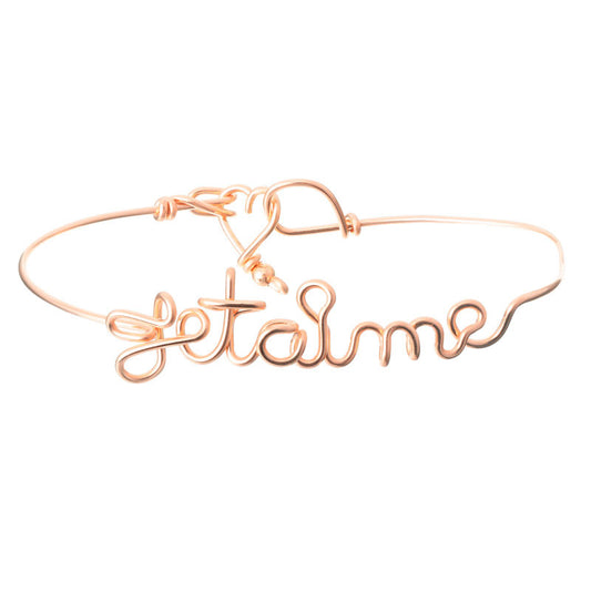  Bracelet Jonc Je T'aime - Padam Padam