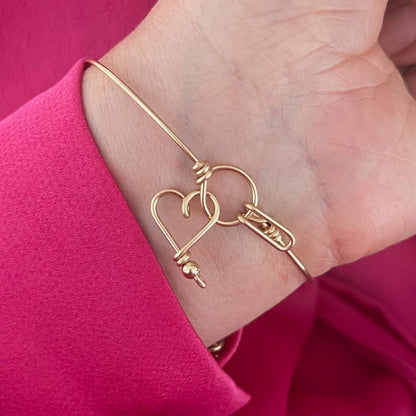  Bracelet Jonc Je T'aime - Padam Padam