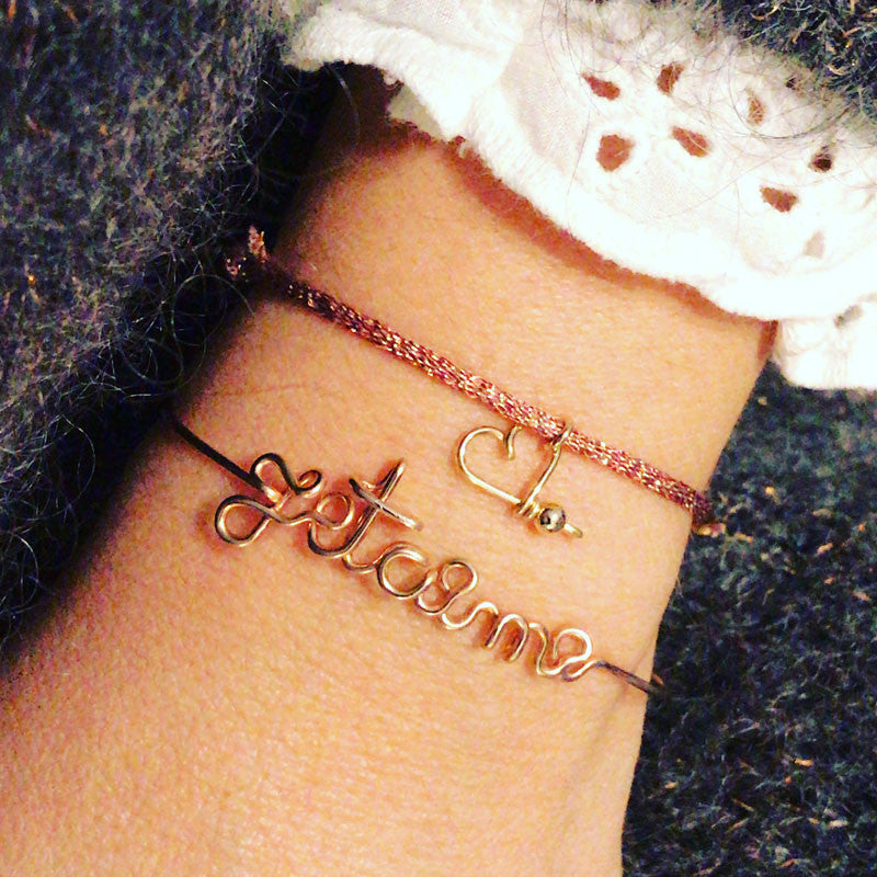  Bracelet Jonc Je T'aime - Padam Padam