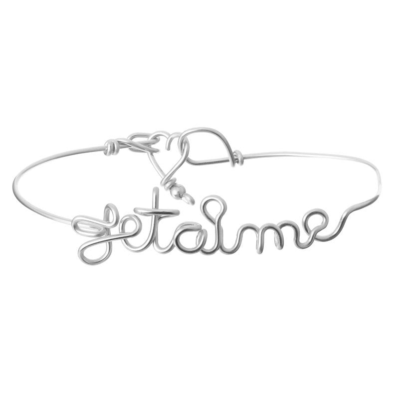  Bracelet Jonc Je T'aime - Padam Padam