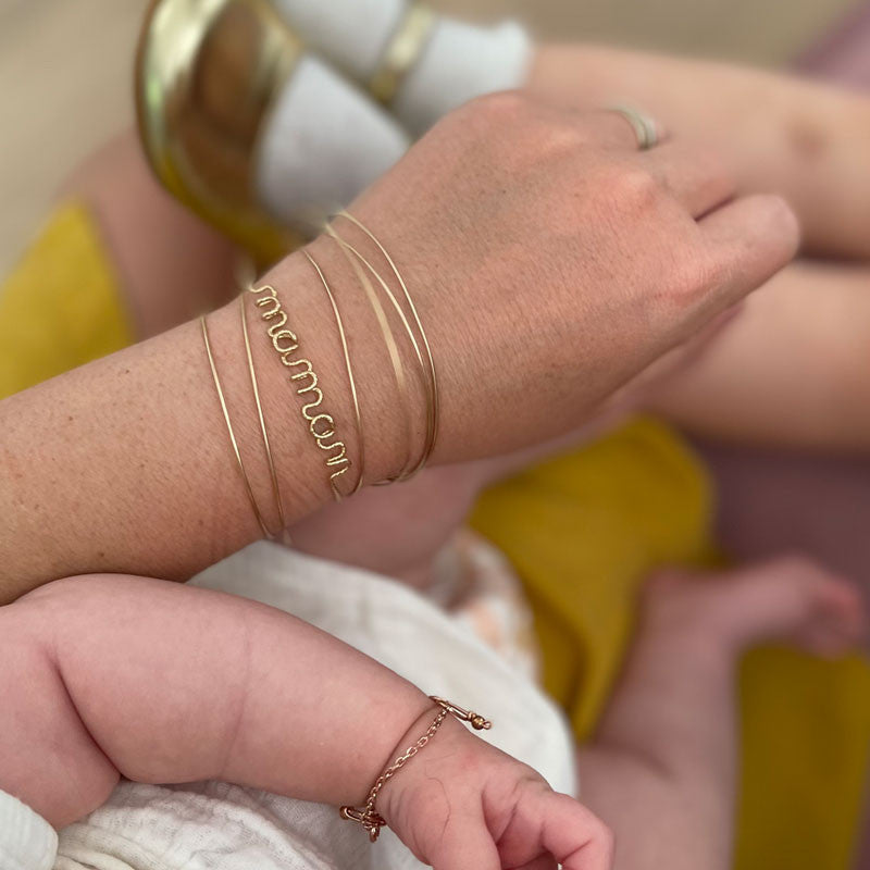  Bracelet Jonc Maman - Padam Padam