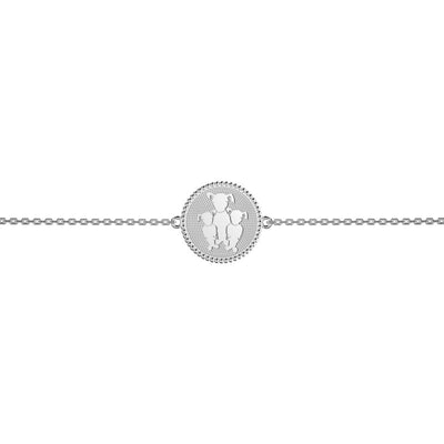  Bracelet Maman 3 Enfants Argent - Lafami