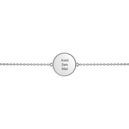  Bracelet Maman 3 Enfants Argent - Lafami