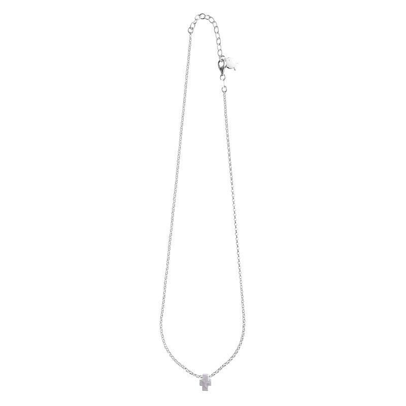  Collier Ado Croix Argent - Clio Blue