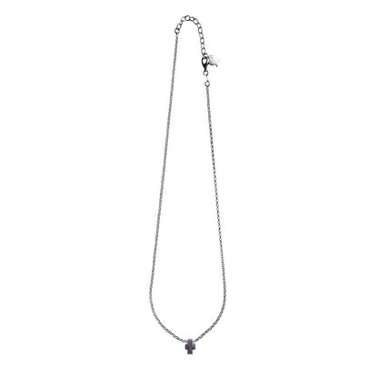  Collier Ado Croix Noir - Clio Blue
