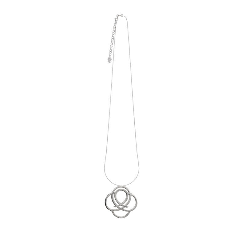  Collier Arabesque Argent Grand Modèle - Clio Blue