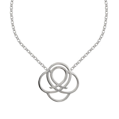  Collier Arabesque Argent Petit Modèle - Clio Blue
