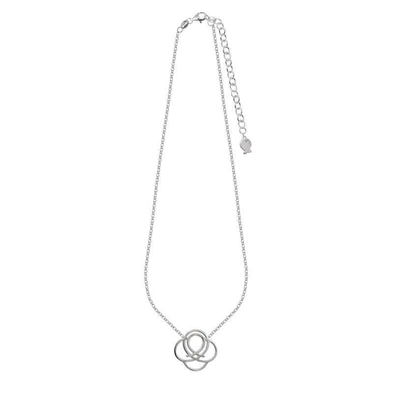  Collier Arabesque Argent Petit Modèle - Clio Blue