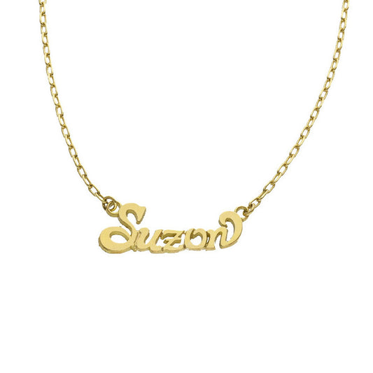  Collier Prénom Or Jaune Personnalisé Suzon