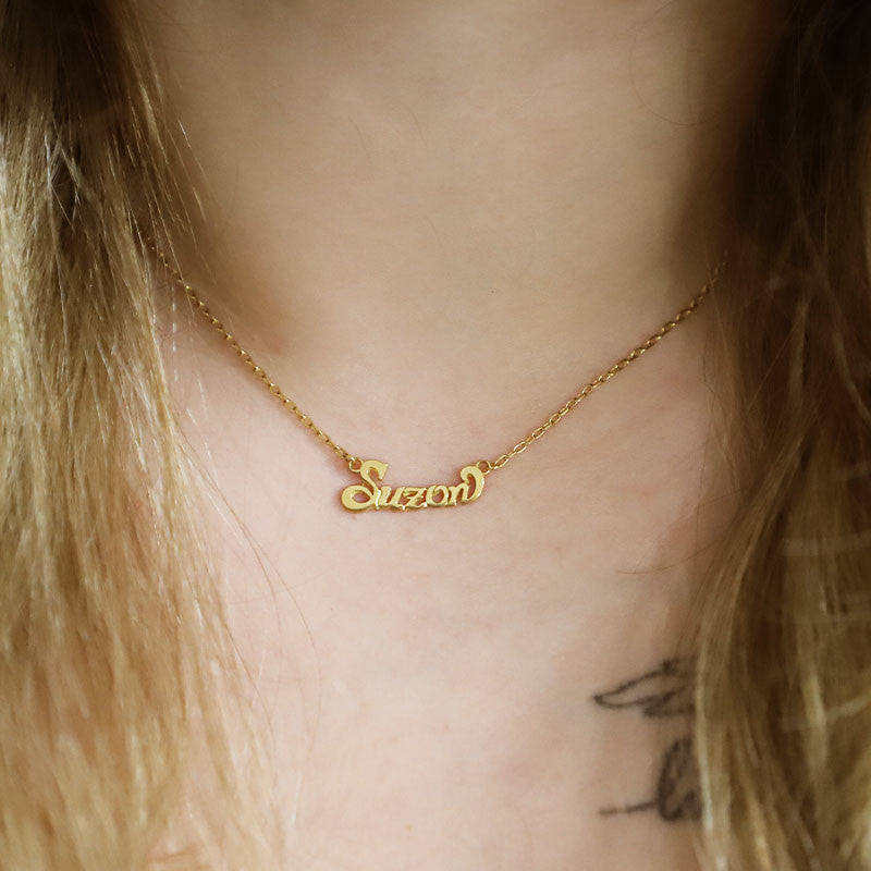  Collier Prénom Or Jaune Personnalisé Suzon
