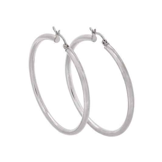  Créoles Argent 45mm