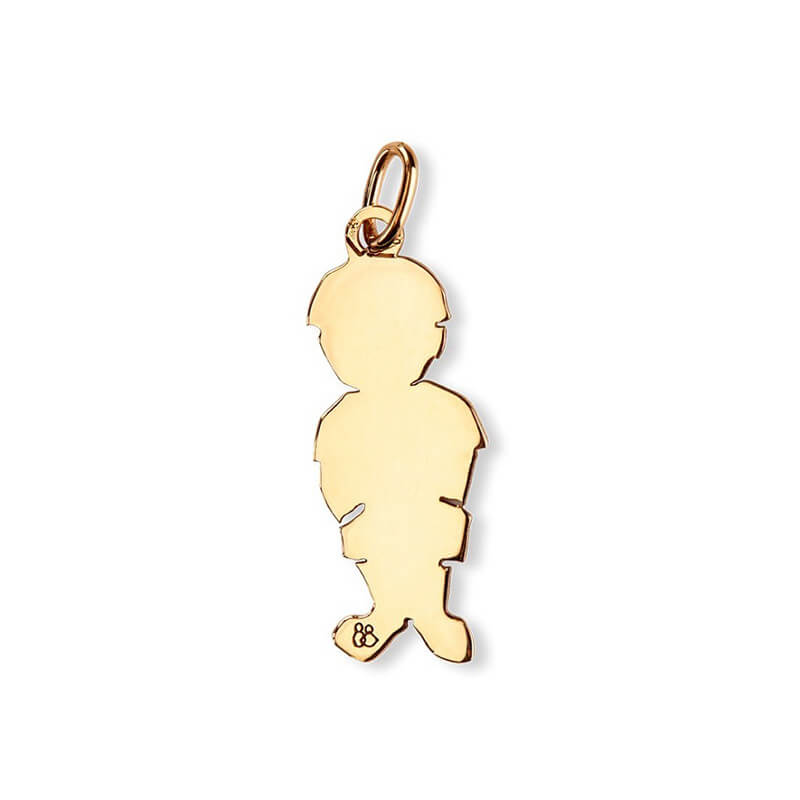  La Fa Mi : Pendentif Garçon (or Jaune Ou Or Blanc)