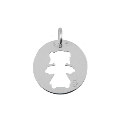  Loupidou : Grande Médaille Ajourée Petite Fille (argent)