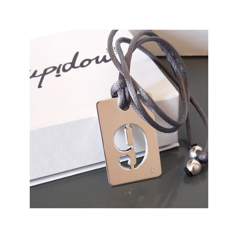  Loupidou : Pendentif Lucky Number (argent)
