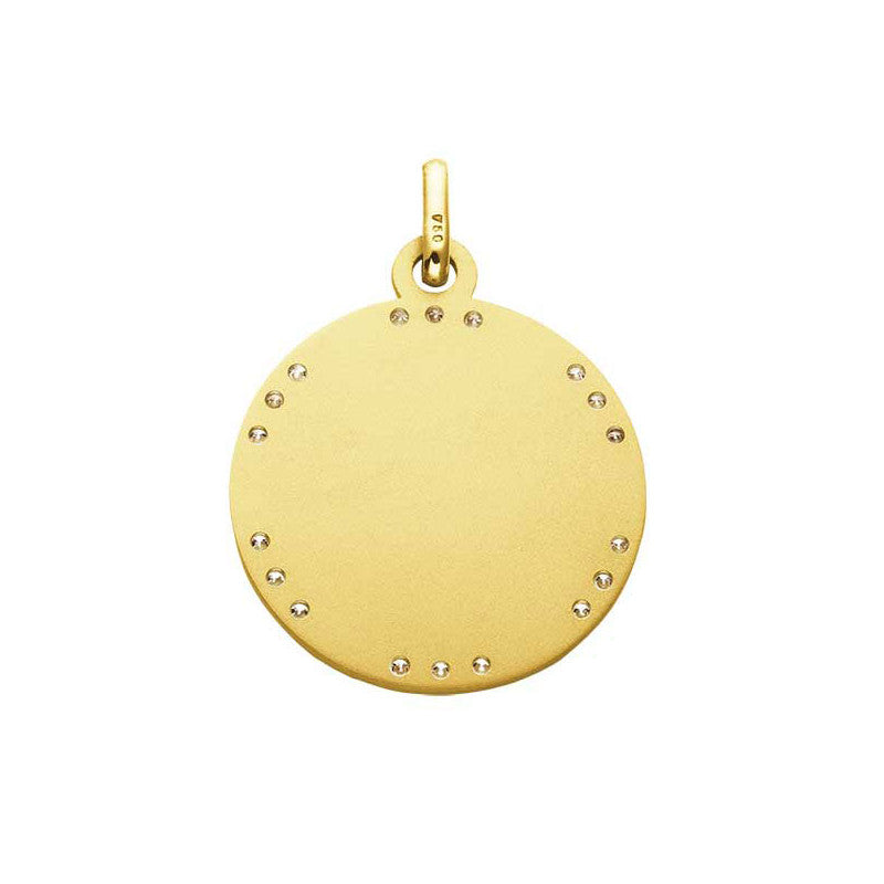  Médaille D'Amour L'Unique - Or Jaune Diamants Rubis - Augis