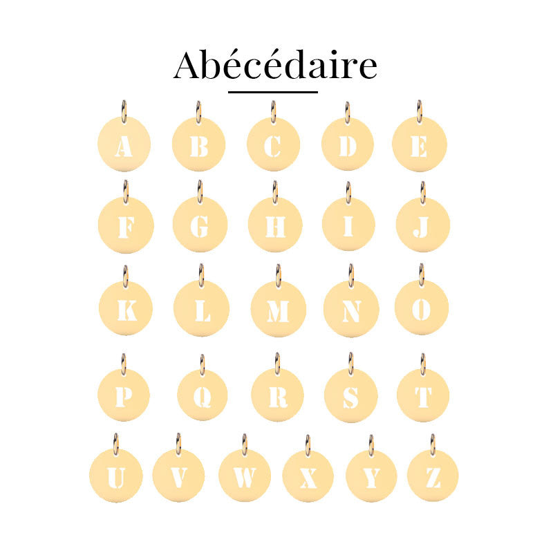  Médaille Lettre Ajourée En Or – Lucas Lucor
