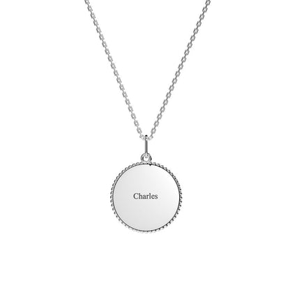  Médaille Perlée 1 Enfant Argent - Lafami